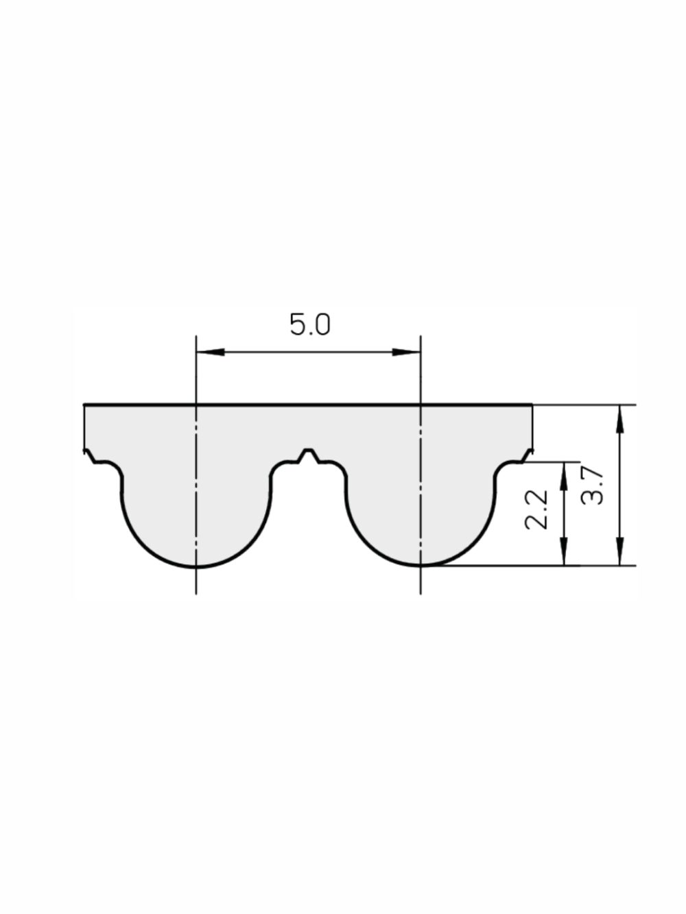 Зубчатый ремень 870 5M NOVOBELT